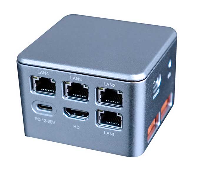 Intel Alder Lake-N N150 N100 N95 N300 4*LAN Intel i226-V DDR5 HD-MI 2*USB3.0 Nuc Mini PC